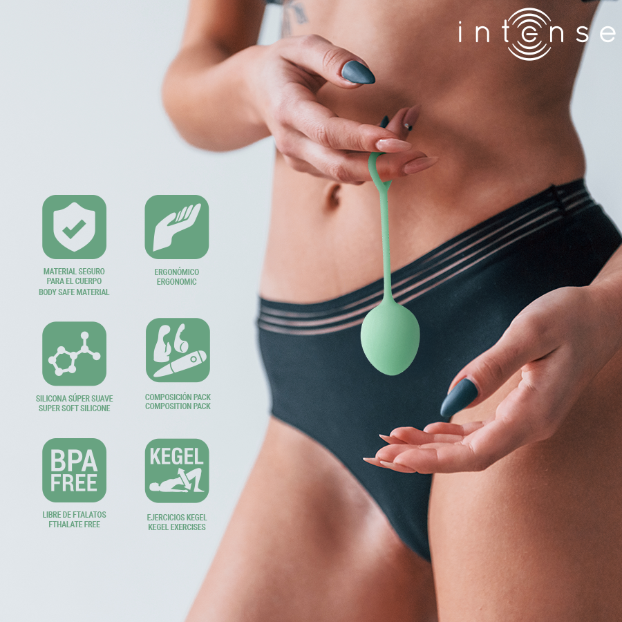 INTENSE - KIT CHARLI KEGEL BALL VERDE CLARO
