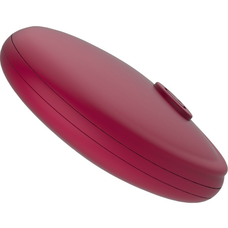 SNAIL VIBE - GIZI DUO ESTIMULADOR DE CASAIS COM CONTROLE REMOTO BURGUNDY