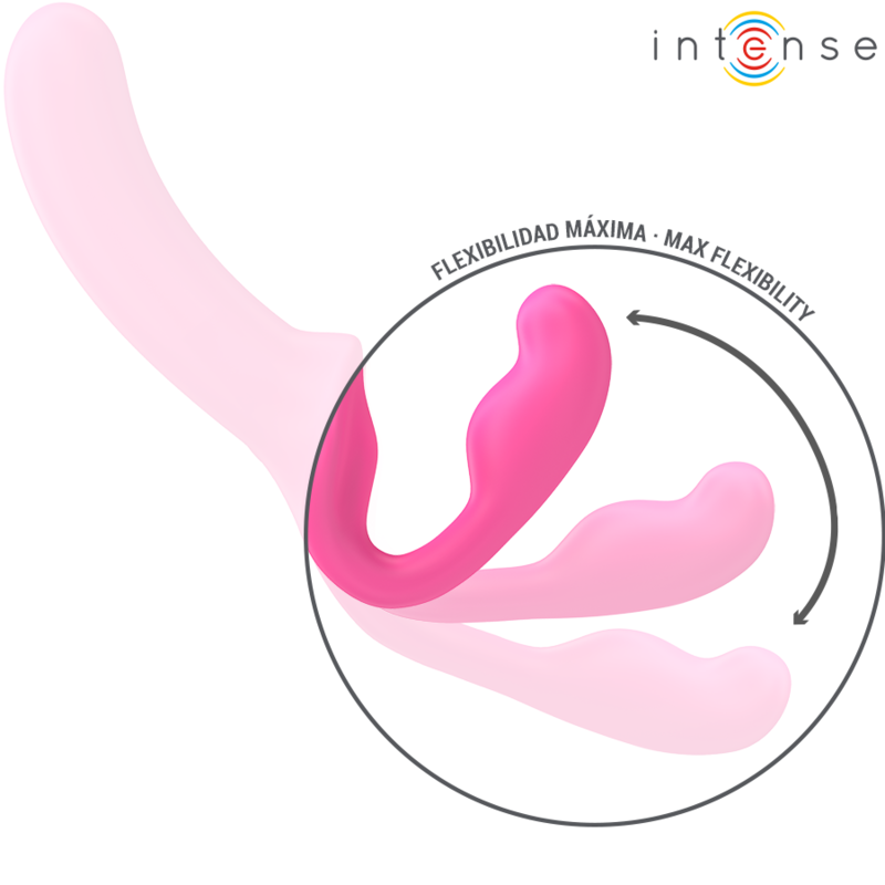 INTENSE - AMY VIBRADOR DUPLO 20 CM ROSA CONTROLE REMOTO