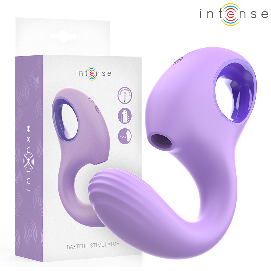 INTENSE - VIBRADOR E ESTIMULADOR BAXTER VIOLET