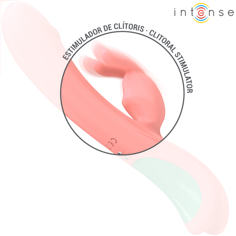 INTENSE - VIBRADOR RACHEL RABBIT 5 VIBRAÇÕES ROSA