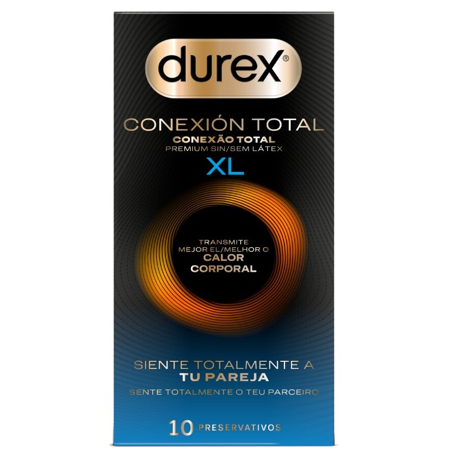 DUREX - TOTAL CONNECTION XL ULTRA FINE PLUS SEM LÁTEX 10 UNIDADES