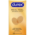 DUREX - CAMISINHAS REAL FEEL SEM LÁTEX 12 UNIDADES