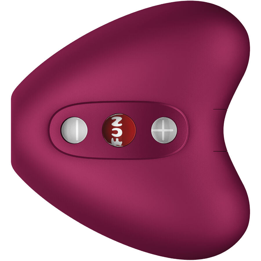 FUN FACTORY - VIBRADOR LIBERA AIR PULSE VERMELHO VINHO