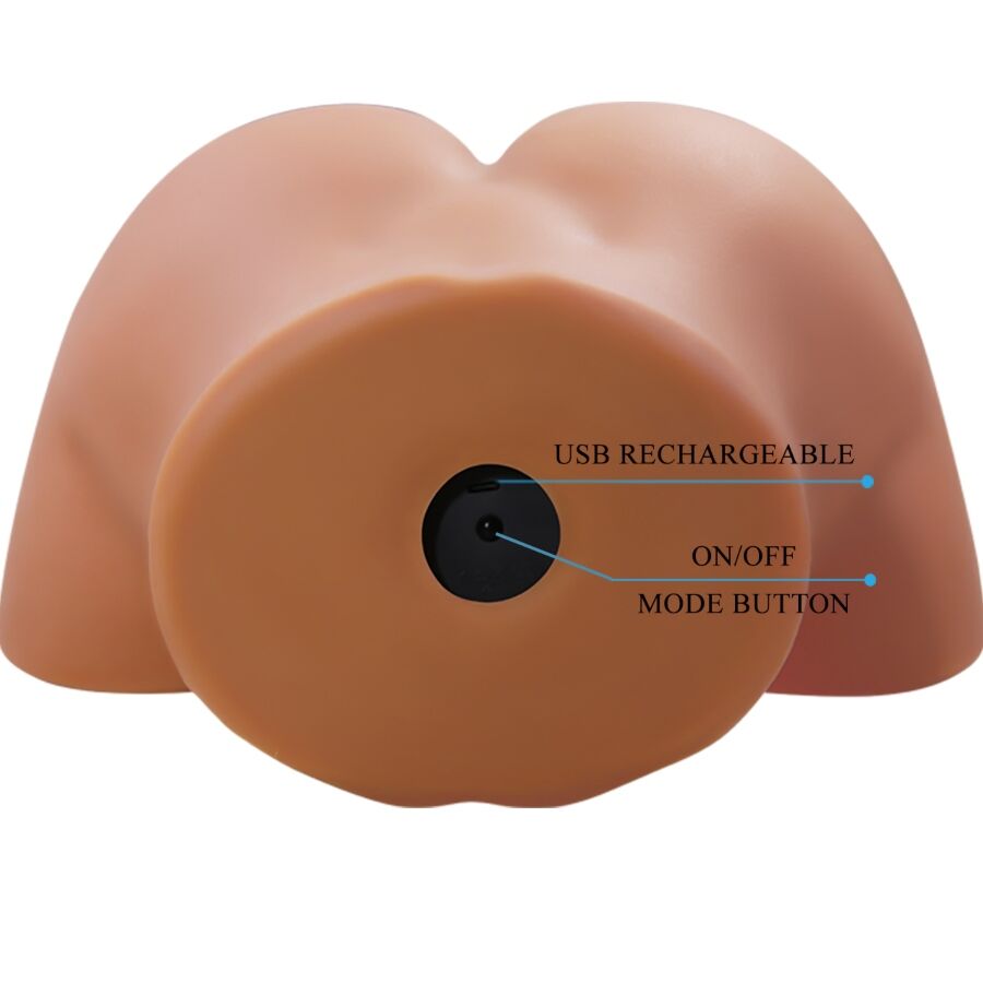 CRAZY BULL - ILANA VIBRADOR DE BULL FEMININO REALISTA E SUCÇÃO COM SOM 6,8 KG