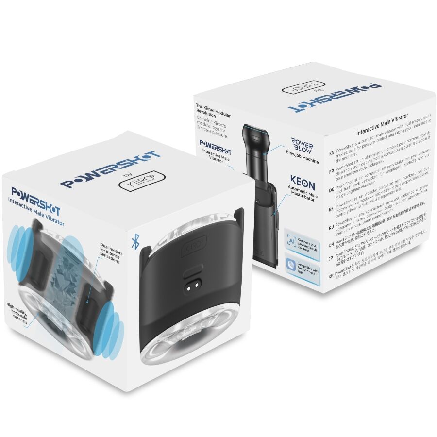 KIIROO - VIBRADOR DE BOLSO MASCULINO POWERSHOT