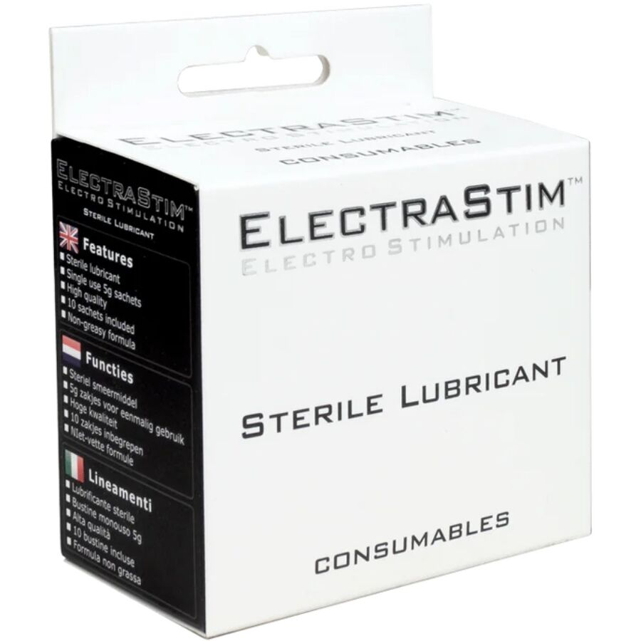 ELECTRASTIM - LUBRIFICANTE ESTÉRIL 10 UNIDADES