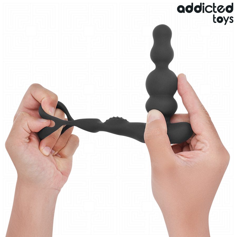 ADDICTED TOYS - MASSAGEADOR DE PRÓSTATA GIRATÓRIO COM CONTROLE REMOTO