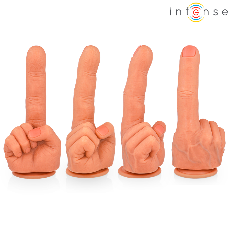 INTENSE - ESTIMULADOR DE PONTO G HUBERT MÃO FLEXÍVEL 14,2 CM