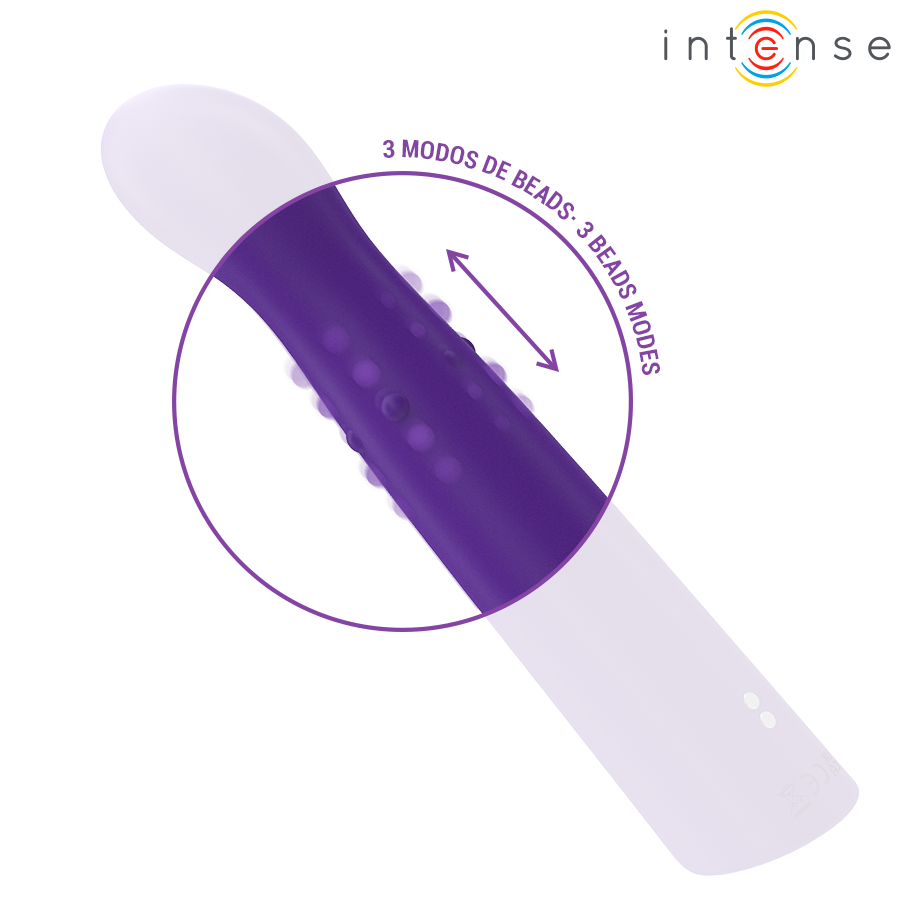 INTENSE - HELENA BEADS VIBRADOR WIGGLE UP & DOWN 13,5 CM