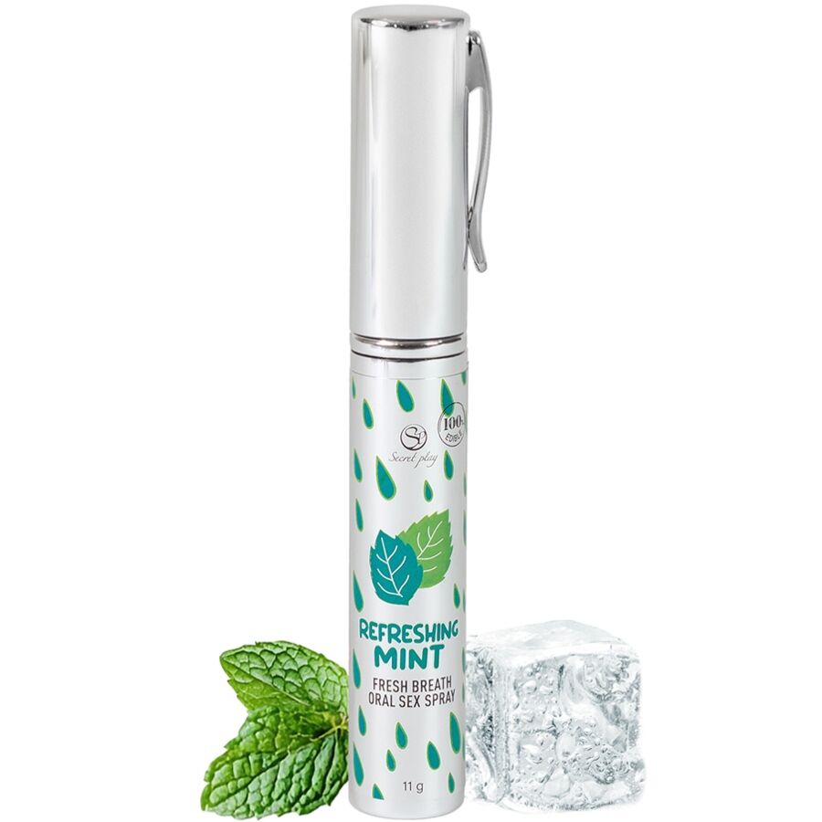 SECRETPLAY - SPRAY REFRESCANTE DE HORTELÃ PARA SEXO ORAL