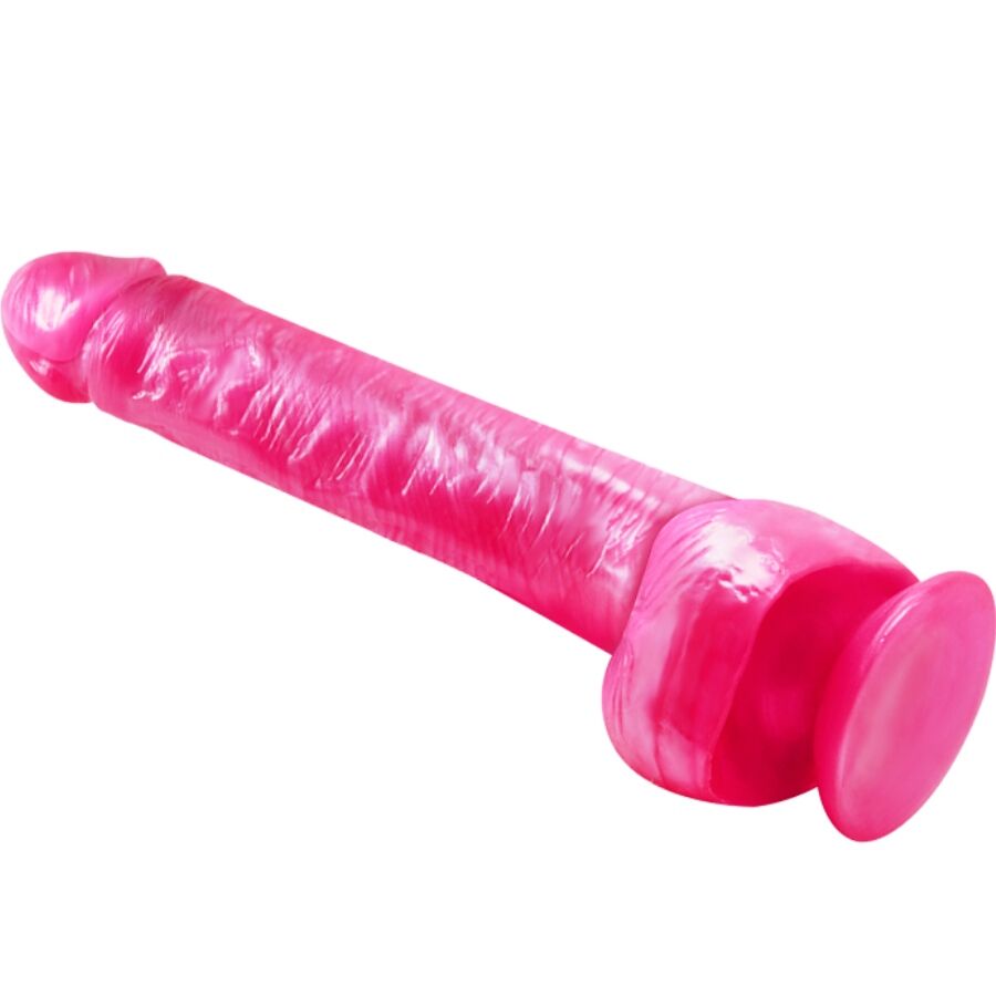 BAILE - DILDO DONG ROSA REALÍSTICO COM VENTOSA