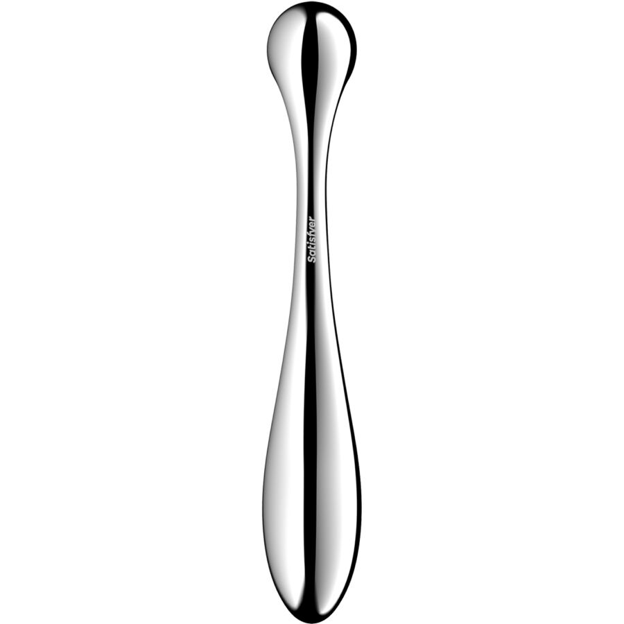 SATISFYER - STAR FORCE 4 DILDO DE AÇO INOXIDÁVEL COM DUAS EXTREMIDADES