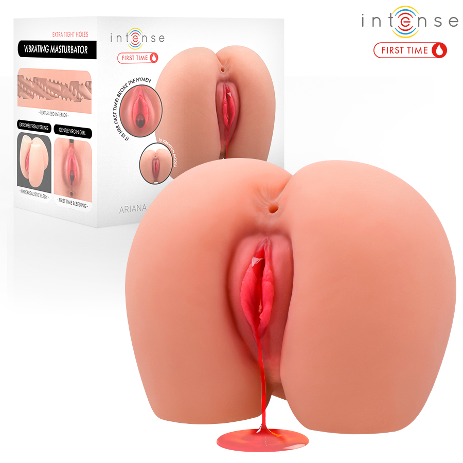 INTENSE FIRST TIME - VIBRADOR ARIANA VIRGEM MASTURBADOR COM SANGRAMENTO