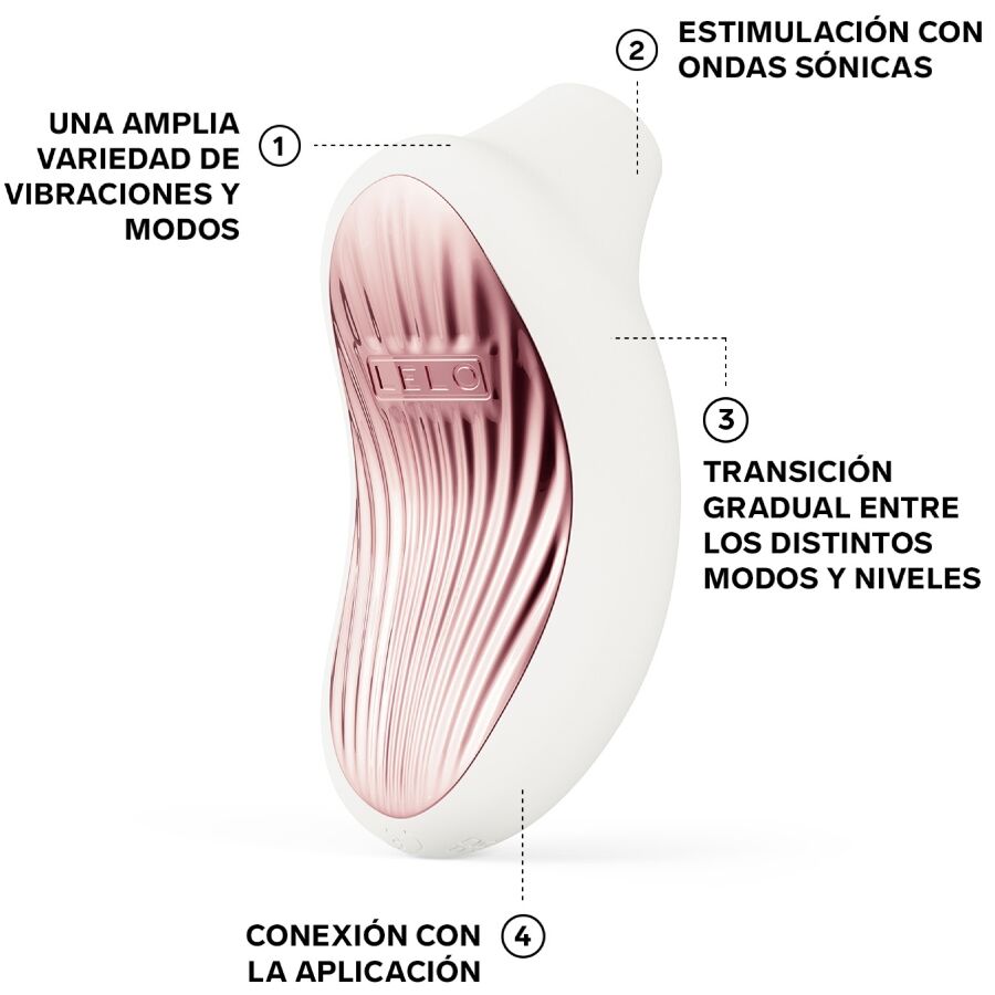 LELO - SONA 3 CREME MASSAGEADOR CLITÓRICO SÔNICO