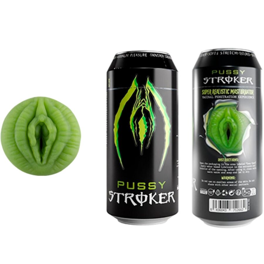 ALIVE - PUSSY STROKER MASTURBATOR VAGINA BEBIDA ENERGÉTICA EM LATA