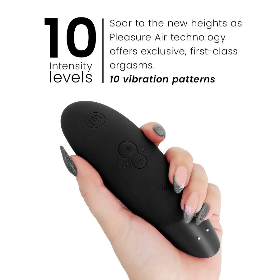 WOMANIZER - ESTIMULADOR CLITORIAL INTENSO PRETO