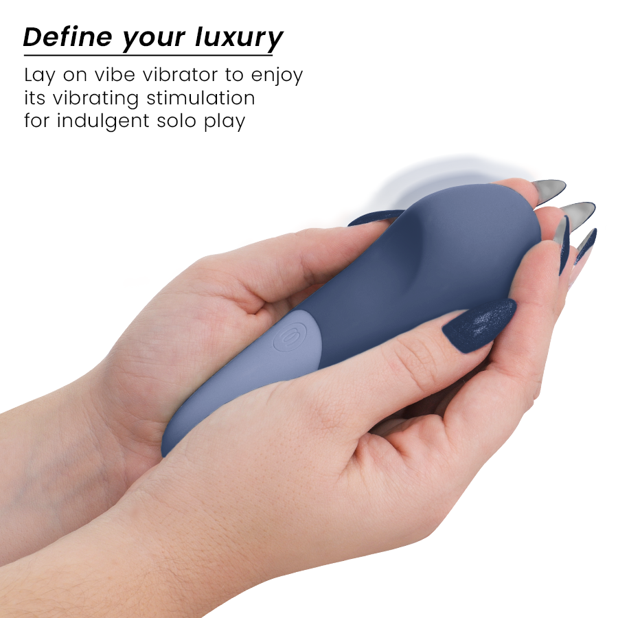 WOMANIZER - VIBE VIBRADOR SILENCIOSO DE USO À DIRETA AZUL ESCURO