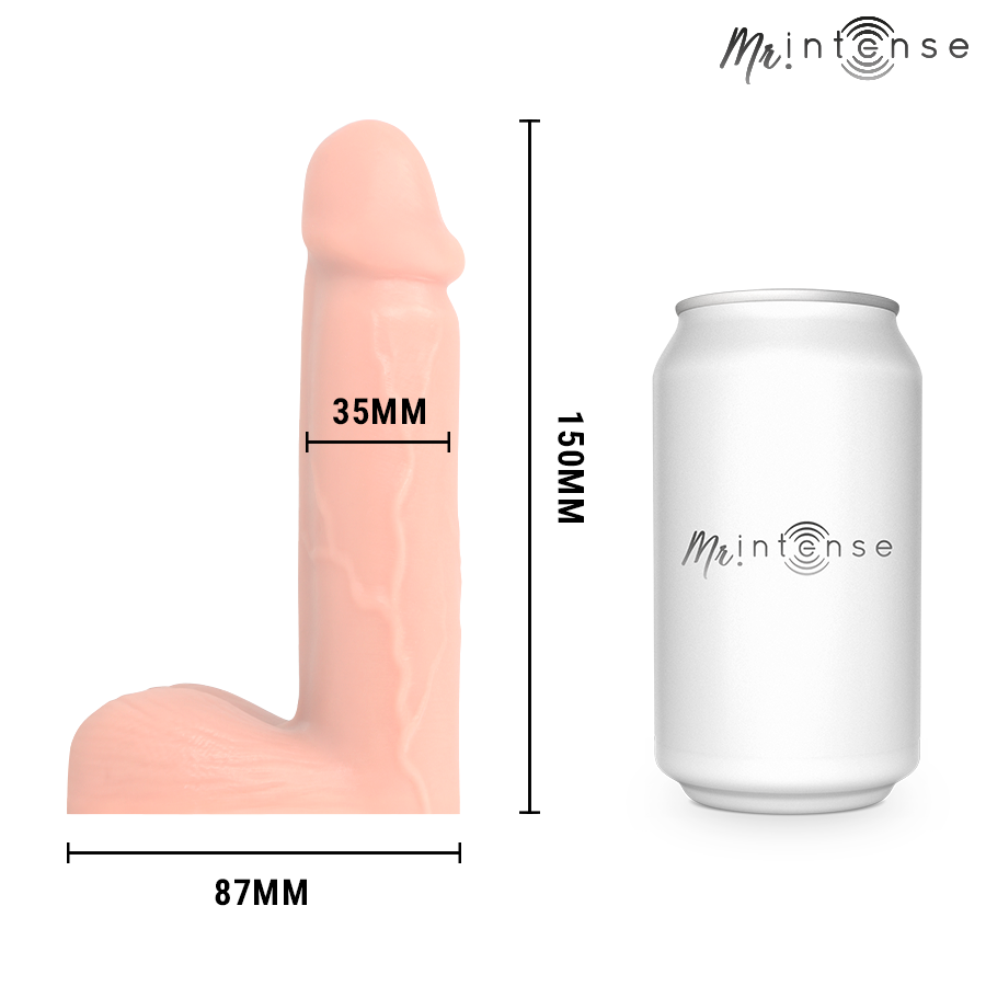 MR INTENSE - PÊNIS FLEXÍVEL TAMANHO M REALISTA