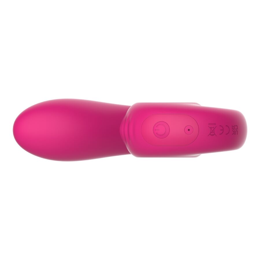 SNAIL VIBE - GIZI LITE VIBRADOR ROSA DUPLO PARA PONTO G E CLITÓRIS