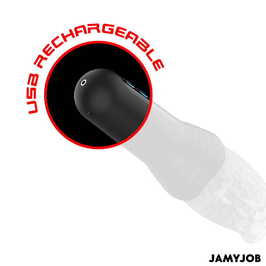 JAMYJOB - MASTURBADOR BLOW-R COM EMPURRAÇÃO E ROTAÇÃO