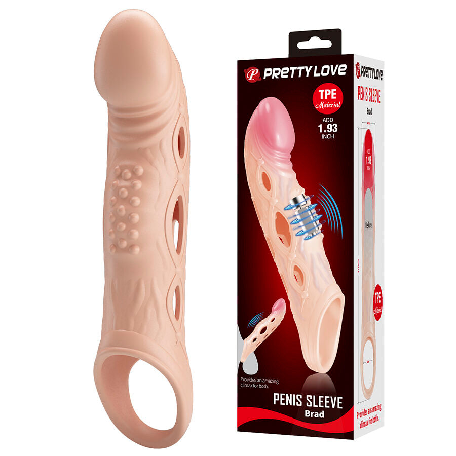 PRETTY LOVE - BRAD CAPA VIBRATÓRIA PARA PÊNIS