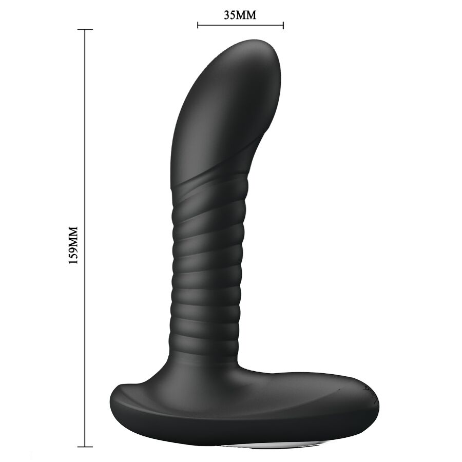 MR PLAY - MASSAGEADOR DE PRÓSTATA COM ROTAÇÃO E VIBRAÇÃO