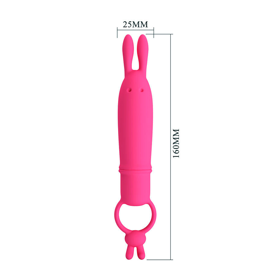PRETTY LOVE - DELIA VIBRADOR RABBIT COM ANEL DE RESISTÊNCIA