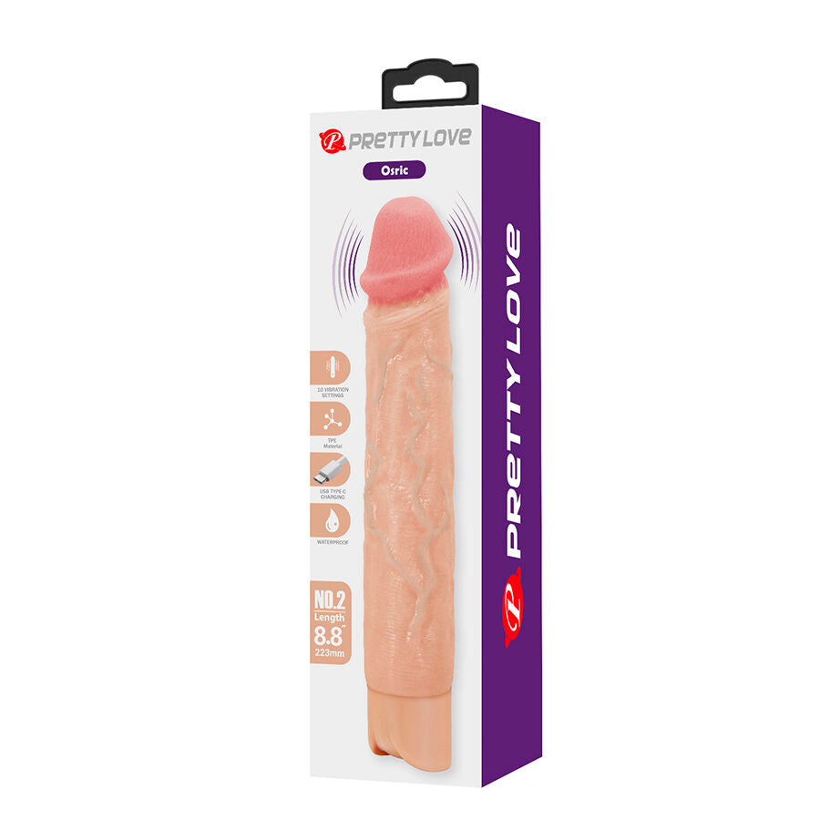 PRETTY LOVE - OSRIC VIBRADOR FLEXÍVEL E REALISTA