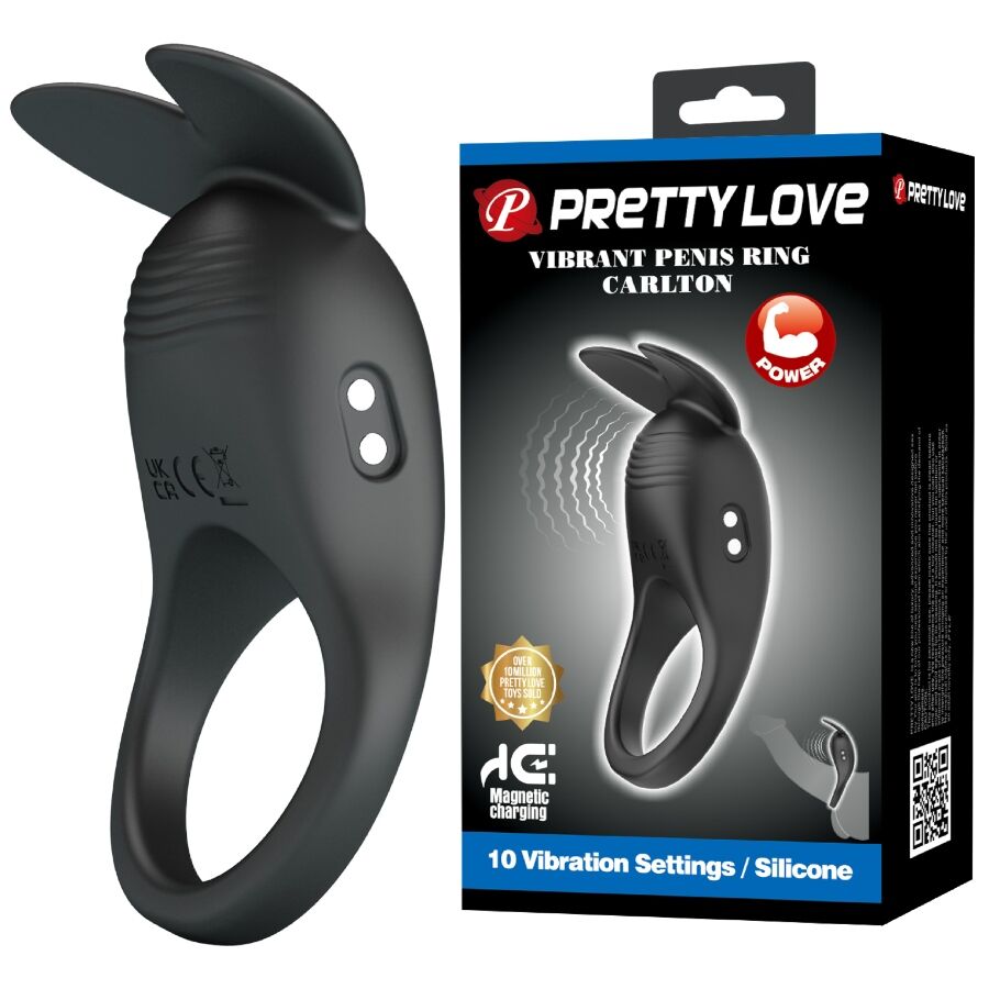 PRETTY LOVE - CARLTON ANEL PENIANO COM ESTIMULADOR CLITÓRICO