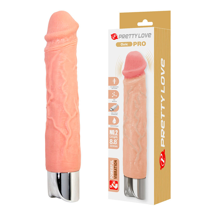 PRETTY LOVE - OSRIC PRO VIBRADOR FLEXÍVEL E REALISTA
