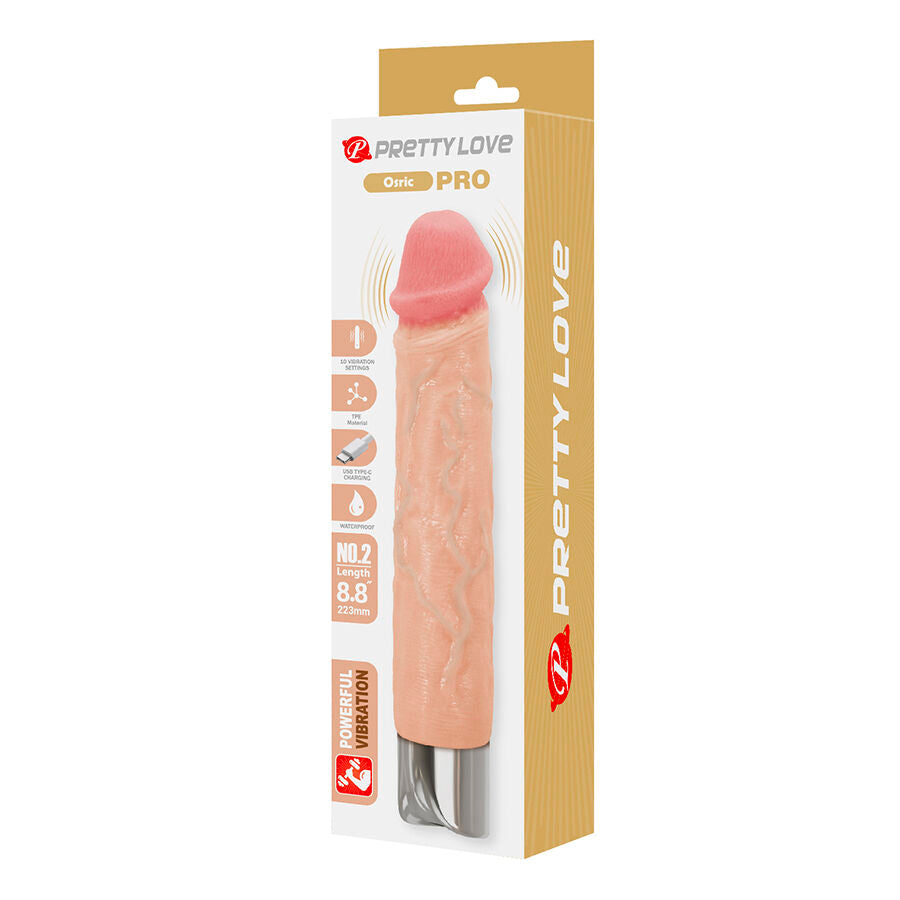PRETTY LOVE - OSRIC PRO VIBRADOR FLEXÍVEL E REALISTA