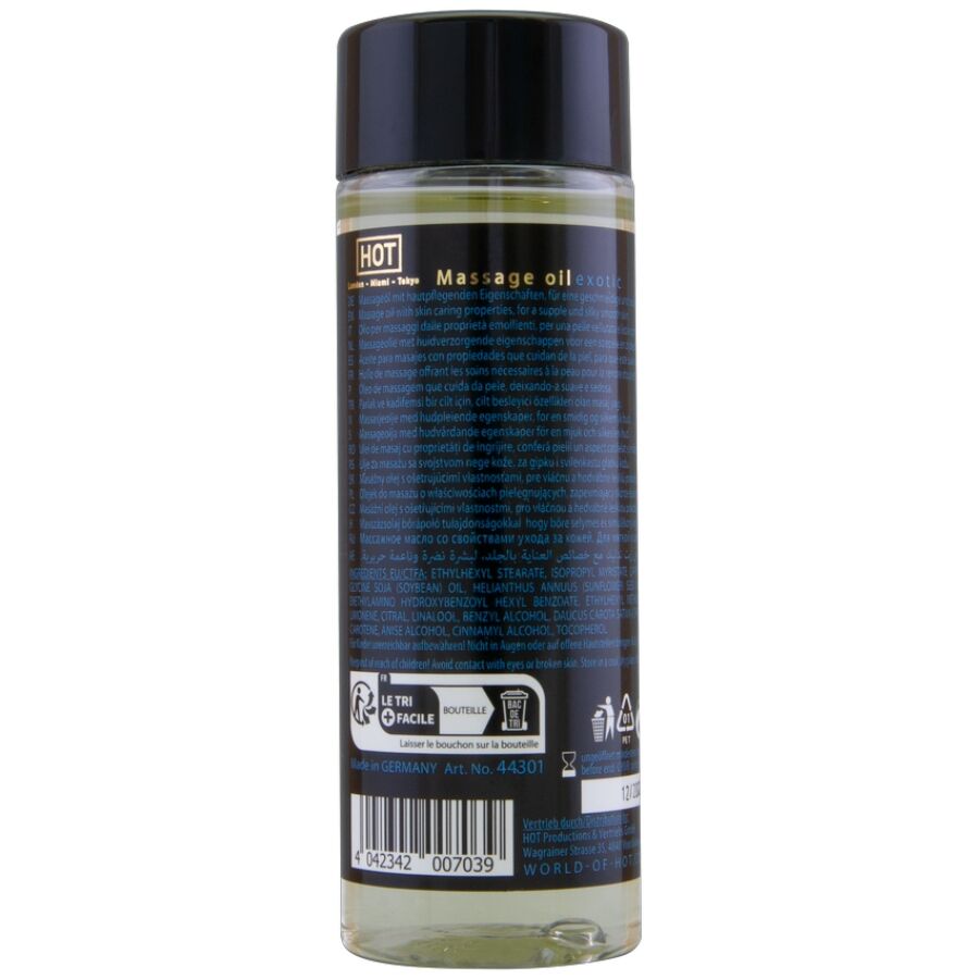 HOT - ÓLEO DE MASSAGEM - EXÓTICO-ESPECIAL 100 ML