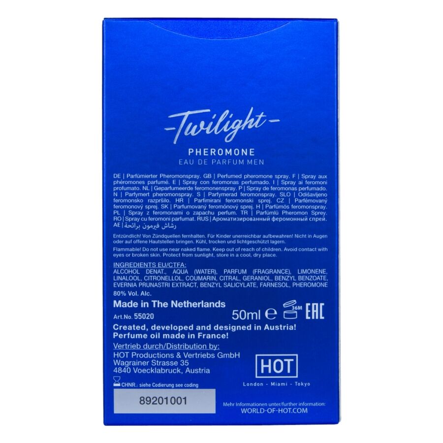 HOT - TWILIGHT PHEROMONE PARFUM MEN 50 ML