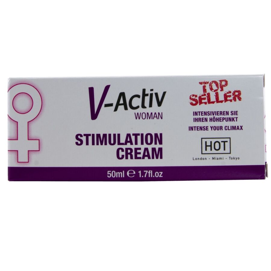 HOT - CREME ESTIMULANTE V-ACTIV PARA MULHERES 50 ML