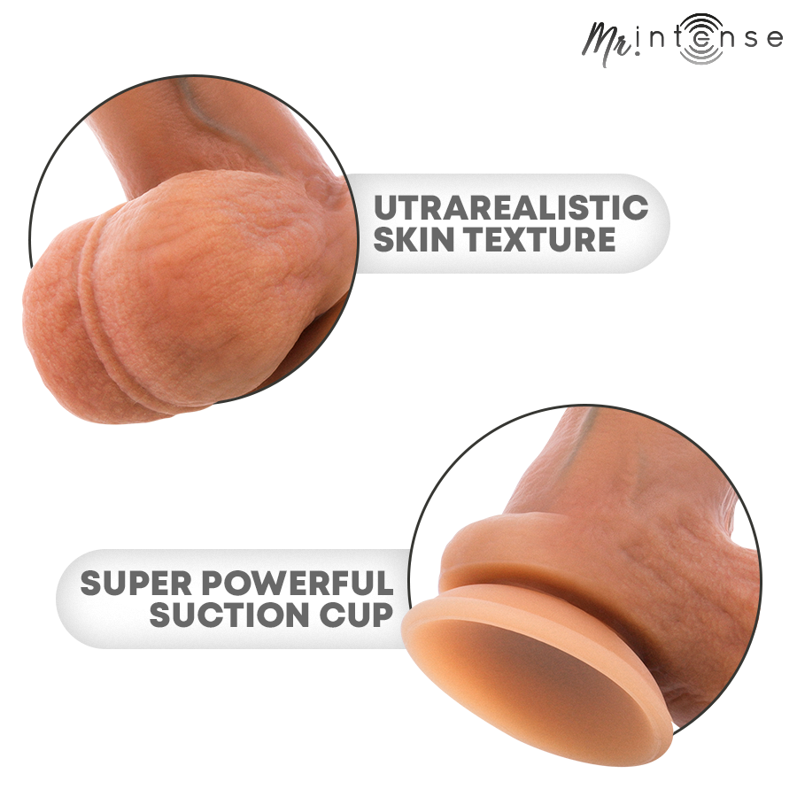 MR INTENSE - GARY XL PÊNIS DE SILICONE ULTRA-REALISTA COM TESTÍCULOS 25,5 CM -Ø- 5,1 CM