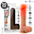 MR INTENSE - VIBRADOR LOGAN DE SILICONE COM EFEITO DE CALOR E CONTROLE REMOTO 20 CM -Ø- 4,1 CM