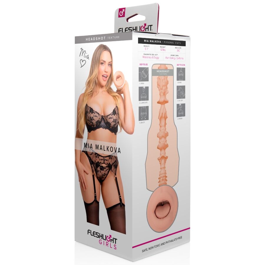 FLESHLIGHT GIRLS - MIA MALKOVA HEADSHOT MOUTH
