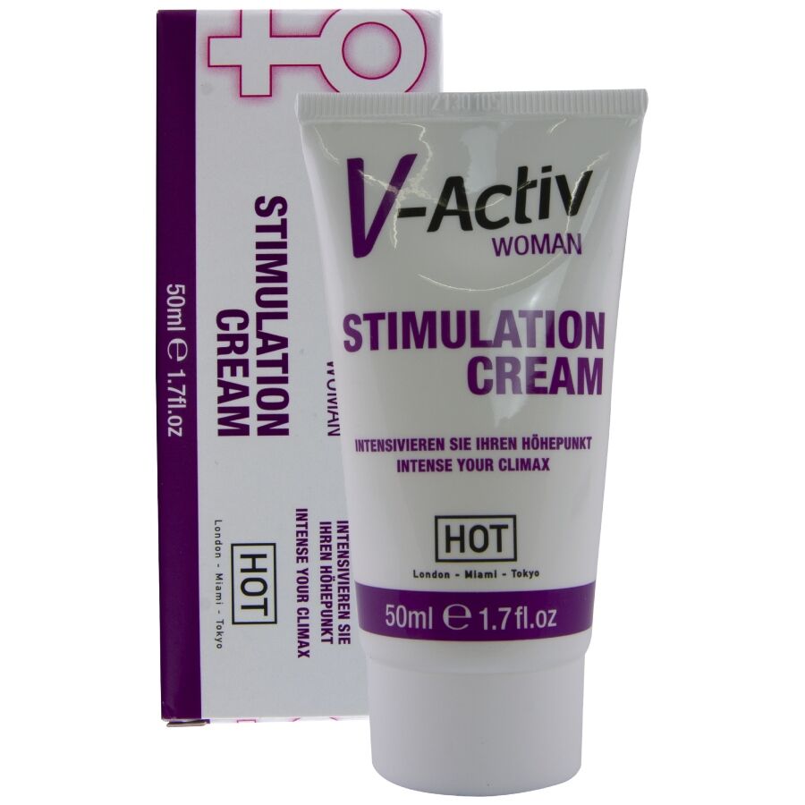 HOT - CREME ESTIMULANTE V-ACTIV PARA MULHERES 50 ML