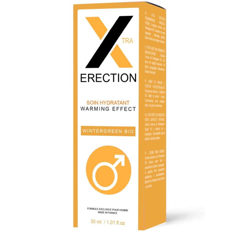 RUF - X ERECTION CREME EREÇÃO EFEITO QUENTE 30 ML