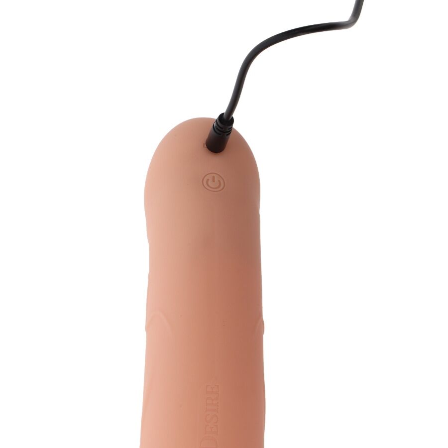 HIDDEN DESIRE - INFERNO MANGA PENIANA VIBRATÓRIA COM STRAP-ON 16 CM