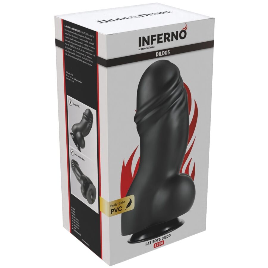 HIDDEN DESIRE - INFERNO DILDO FAT BOYS 27 CM