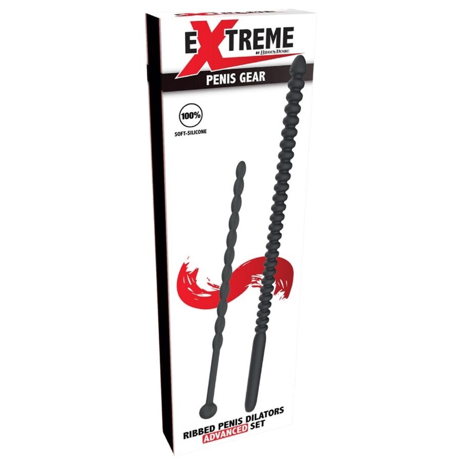 HIDDEN DESIRE - EXTREME ADVANCED DILATADORES URETRAIS COM ESTRIAS 2 UNIDADES