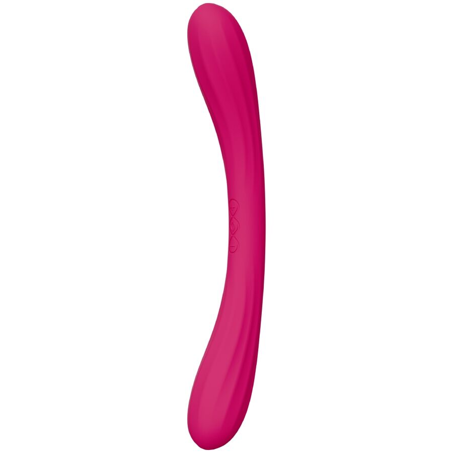 LELO - BOOMERANG VIBRADOR DE PONTA DUPLA CEREJA