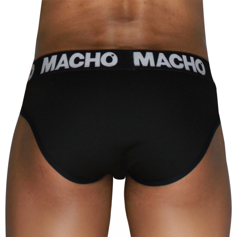 MACHO - MCH007 SLIP CLÁSSICO PRETO + PRETO XL