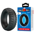 CRAZY BULL - ANEL PENIANO DE SILICONE TEXTURIZADO MERRITT PRETO