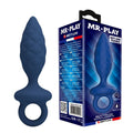 MR PLAY - PLUG ANAL TEXTURIZADO COM ANEL AZUL M
