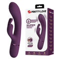 PRETTY LOVE - VIBRADOR COELHO RECARREGÁVEL ROCCO COM 10 FUNÇÕES - ROXO