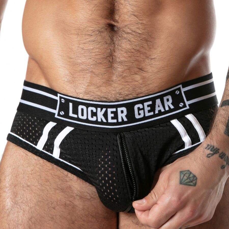 LOCKER GEAR - CUECA SHOW DE TELA ESPORTIVA SRETA L