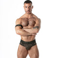 LOCKER GEAR - CUECA SPORT DE MALHA ESPORTIVA CÁQUI M